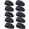 10 Pack Mens Running Headband, Sports Headbands for Men, Sweatband Headbands for Running,Cycling,Football,Yoga, Fitness Workout Stretchy Unisex Hairband