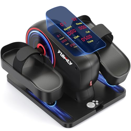 FUNMILY Under Desk Elliptical, Ellipse Leg Exerciser, Standing or Seated Mini Elliptical Machines, Portable Bike Pedal Exerciser for Seniors/Adults, Leg Workout Equipment for Home/Office