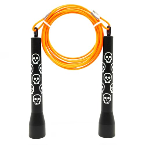 Double Under Wonder Jump Rope, Tangle-Free Speed Rope, Adjustable Speed Rope for Men, Women, Indoor Fitness Training Speed Skipping Rope, Jumping Rope, Perfect for Boxing Workout, Cardio, Endurance Training, Jump Rope for Double Unders - color: Gym Reaper