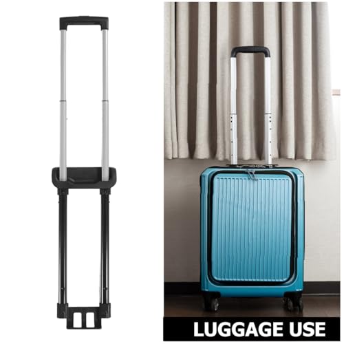Didiseaon Luggage Telescopic Handle Replacement Portable Suitcase Pull Rod Trolley Handle Spare Parts for Travel Hard Case Suitcases 17.7In