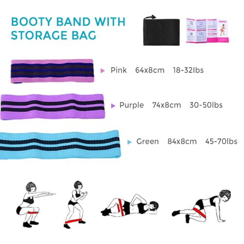 Karlak Yoga Sets for Women Pilates at Home Equipment Pilates Magic Ring Booty Bands for Working Out Glutes Yoga Ball 25cm Figure 8 Resistance Band Yoga Bands for Stretching - color: Grey