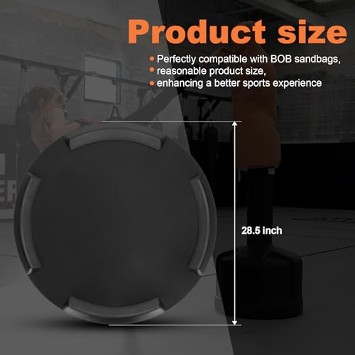 Bag Ring Mat,Bumper Kit Keeps Heavy Bags from Moving During Intense Workout | Bag Ring Mat Keep sandbag stable,Compatible with BOB Punching Dummy, BOB XL,Original Wavemaster,Rubber Material