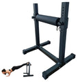 Bulgarian Split Squat Stand, Single Leg Squat Stand, Single Leg Squat Roller, Lower Body Specialty Machine for Home Gym - color: Black