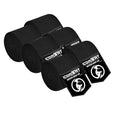 KOMBAT USA 180" Boxing Wraps for Men & Women – Hand Wraps for Boxing Gloves, Muay Thai Wraps, Vendas para Boxeo, Thumb Loop, MMA & Kickboxing Hand Wraps Boxing Training Gear - color: Pack of 3 Black