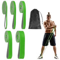 Resistance Bands for Working Out, Pull Up Bands, Pull Up Assistance Straps with Carry Bag for Home/Gym - color: Green/Gray