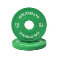 EVERYMATE Change Weight Plates 1.25LB 2.5LB 5LB Set Fractional Plate Olympic Bumper Plates for Cross Training Bumper Weight Plates Steel Insert Strength Training Weight Plates - color: 2.5 LB x2
