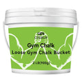 2 LB Loose Gym Chalk Bucket - Premium Powder Chalk with Empty Chalk Bag & Spoon, Multi-Purpose for Weightlifting, Gymnastics, and Workouts