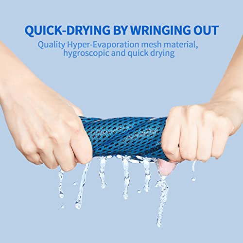 Honoson Cooling Towel Bulk - Neck & Face Cool Chilly Towels Microfiber Breathable Sport Sweat Rag for Gym, Yoga, Travel, Camping, Running, Outdoor - color: Multicolor, size: 32"x12"