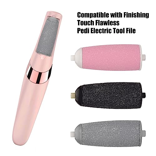 9 Pack Replacement Rollers Extra Coarse Rollers for Feet Roller Refill Heads Compatible with Finishing Touch Flawless Pedi Electric Tool File | Refill Heads Compatible with Finishing Touch Flawless Pedi Electric Tool File