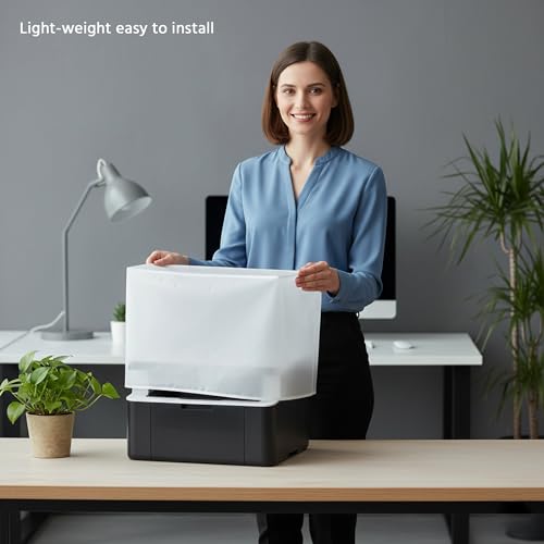 Printer Dust Cover Case Water Proof Protective Covers Jacket,Compatible with HP, EPSON,Canon, Brother, PIXMA Officejet，Universal Case Protector for Printers -15W x15D x8H in - size: 15W x15D x8H