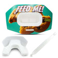 DAMAGE CONTROL Youth Football Mouth Guard – Breathable No Boil Mouthpiece, Protects Lips & Teeth, Works with Braces, Includes Helmet Strap – Sports Gear & Accessories (Feed Me!) - color: Feed Me!