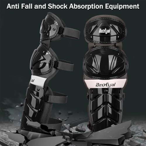 Baseball Softball Catcher Leg Guards Shin Guards for Youth Adult - size: 15"-Adult Black