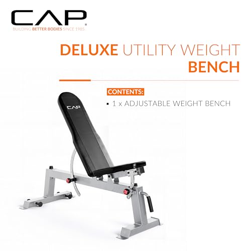 CAP Barbell Deluxe Utility Weight Bench Color Series
