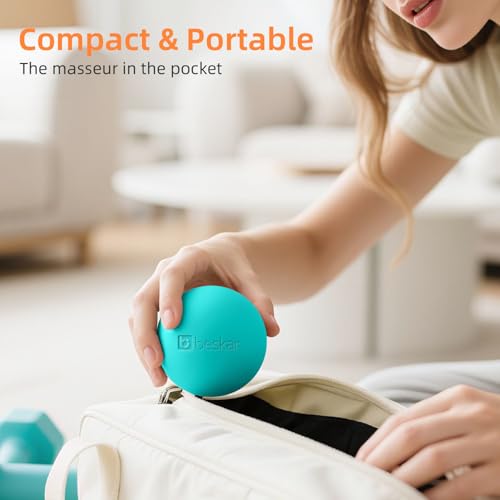 Massage Lacrosse Balls for Myofascial Release, Trigger Point Therapy and Yoga Therapy, Foot Massage Ball to Relieve Plantar Fasciitis Green - color: Green