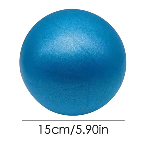 Yoga Ball Fitness Gym Yoga Equipment Rehabilitation Training Leg Thigh | Inflatable Small Excersing Ball Arm Belly Abdomen Butt for Home Fitness Offices Spa - color: Blue