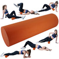 High-Density Foam Roller for Muscle Recovery & Massage, 13" x 3.75" EVA Firm Roller for Warm-Up/Cooldown, Yoga & Pilates, Includes Carry Case (Orange) - color: Green