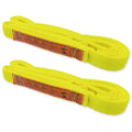1-Ply Lifting Sling Straps 1”x 10ft - 1650lbs Vertical Capacity Heavy Duty Flat Eye Lift Sling, for Rigging Moving Towing Hoisting -2Pack - Kodiak Straps - color: 2 PACK, size: 1inch x 10ft