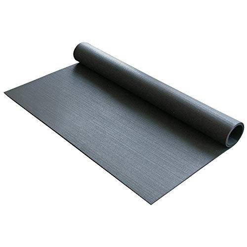 Rubber-Cal Rubber Anti-Vibration Mat - 1/4" x 4ft Wide x 3ft Long - Black Washing Machine Vibration Mat