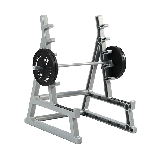 Barbell Rack Pen Holder, Squat Rack Pen Holder for Fitness Enthusiasts and Weightlifting Fans, Gym Theme Decorations Gift, Fun Desk Accessories (As Shown)