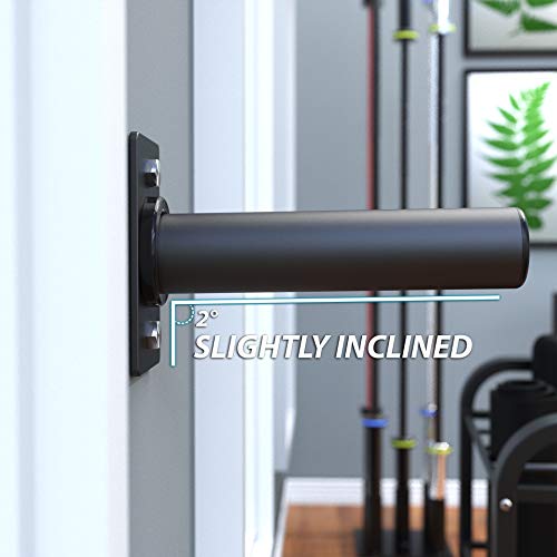 Synergee Weight Plate Pegs – Wall Mounted 2" Plate Holder Double Peg