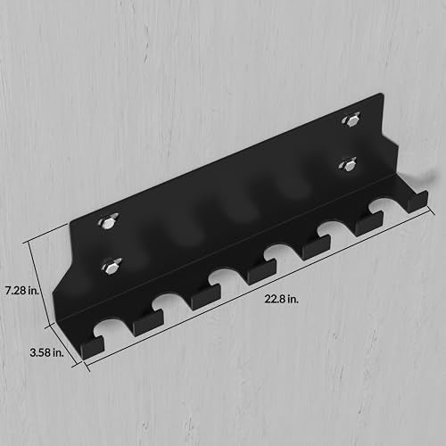 Fitvids Wall Mount Vertical Barbell Hanger Olympic Barbell Holder