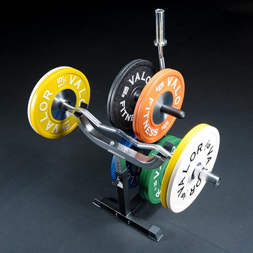 Valor Fitness Adjustable Standing Curl Station – Home Gym Arm Training Equipment for Preacher Curls with Barbell and Olympic Plate Support