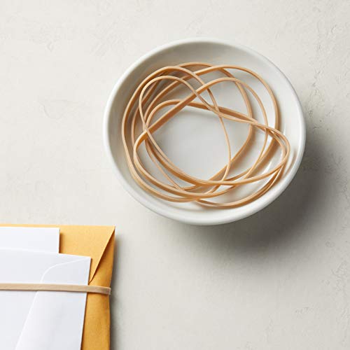 Amazon Basics Rubber Bands, Office Supplies, Size 33 (3-1/2 x 1/8 Inch), Stretchy, 600 Bands/1 lb Pack, 3-Pack, Tan - size: Size 33, style: 3-Pack