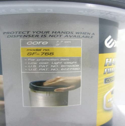 Excell SF-755 Stretch Film Dispenser Wrappers (3"Core), Hand Saver Stretch Film Dispenser, Use for Office, Home, Stores and Warehouses | Hand Saver, Use for Office, Home, Stores and Warehouses