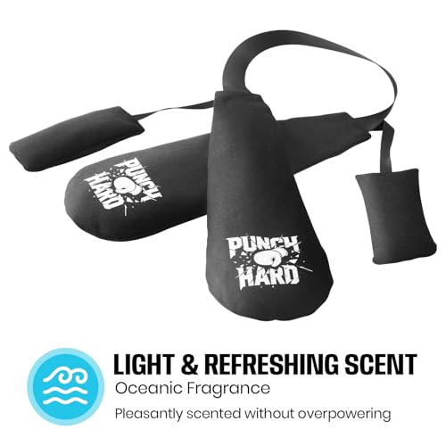 Calvana Boxing Glove Deodorizer Inserts – Thumb-Focused Odor & Moisture Absorber for Boxing Gloves, Gym Gear & Shoes, Ocean Fresh Scent