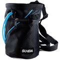 Chalk Bag for Rock Climbing - Rock Climbing Gifts Gear Accessories - Quick-Clip Belt, Large Zippered Pockets & Brush Holder - Weight Lifting, Gym, Bouldering, Disc Golf, Wall, Rock Climbing Chalk Bag - color: Blue