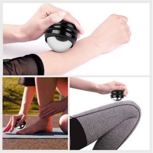 Massage Ice Roller Ball - Roller for Muscles Deep Tissue, Cold Heat Therapy | Plantar Fasciitis Roller, Tight and Sore Muscles Relief, for Neck, Shoulders, Back, Calves & Feet, Sports Relaxations Gift