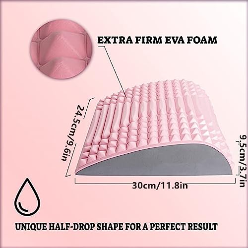 Refresh - Neck & Back Stretcher, Neck Stretcher Posture Corrector, Lumbar Stretcher for Neck Pain Relief, Lower Back, Upper Back and Shoulder (Pink) - color: Pink