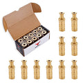 The Door Bull Brass Pool Cover Anchors for Concrete & Pavers Deck | Universal Size Fits 3/4" Hole, Ideal for Inground Pool Safety Covers, Durable & Easy to Install - 10 Pack - size: 10 Pack