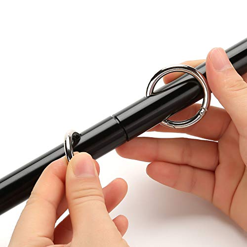 EXREIZST Black Expandable Spreader Bar Glutes and Leg Fitness Gear, Home Indoor Gyms, Pilates Kit, Home Yoga Gym Kit