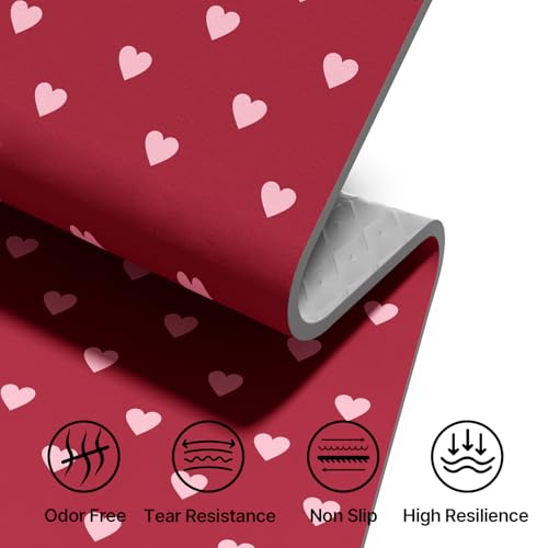 ILILI Yoga Mat 10mm Thick, Suede&TPE Exercise Mat, 76"L*28"W Extra Long, 0.4 Inches Soft and Comfortable, 193*70cm Fitness Mat with Strap, Portable for Yoga, Pilates, Floor Exercise, Home and Outdoor Use, Eco Friendly - color: Rose Pink