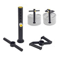 Adjustable Kettlebell Handle,Heavy Duty Kettlebell Handle for Plates,Loading Pin with Double D-bar and T-bar for Olympic Weight Plates