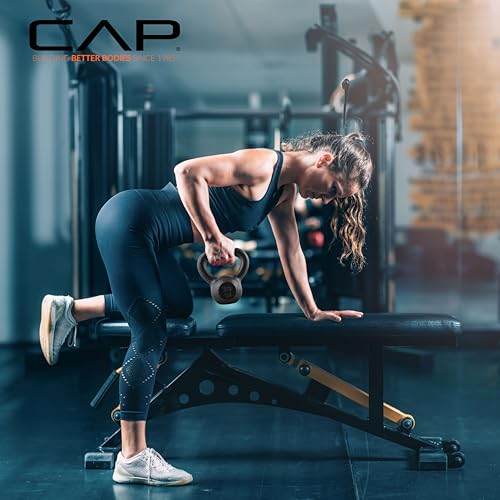 CAP Barbell Cast Iron Kettlebell - Singles and Sets, Multiple Weight Choices - size: 40 pounds