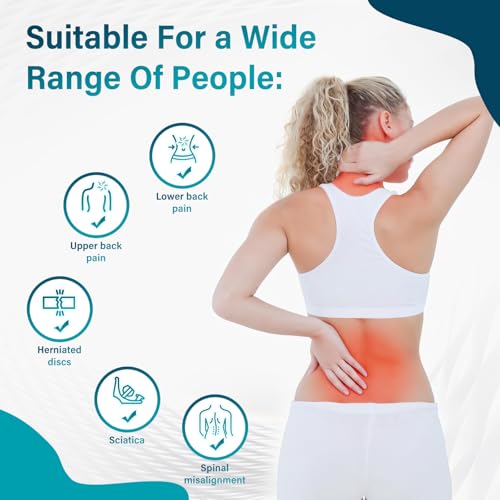 Back Stretcher, Lumbar Traction Device, Spinal decompression device for pain relief，Spinal decompression back stretcher for conditions such as herniated discs, sciatica, and spinal misalignment