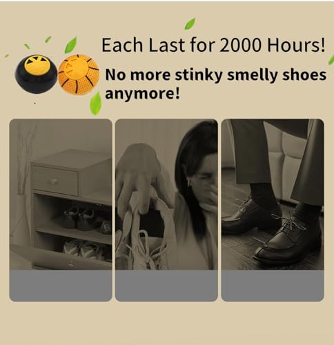 Shoe Deodorizer Odor Eliminator Ball -Sneaker Deodorizers balls Car Air Fresheners Odor Eaters for Shoes, Gym Bags, Closet and Locker 6 Pack (Fresh Linen)
