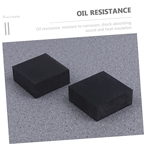 Homoyoyo 4pcs Home Furniture Cushion Exercise Mats for Floor Thick Rubber Shock Absorber Pad for Couch Pads