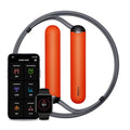 Tangram Smart Rope Rookie – Smart Jump Rope with Counter & App, Bluetooth Fitness Tracker, Adjustable Jump Rope for Weight Loss, Cardio, HIIT & Home Workouts - color: Black/Orange