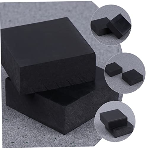 Homoyoyo 4pcs Home Furniture Cushion Exercise Mats for Floor Thick Rubber Shock Absorber Pad for Couch Pads