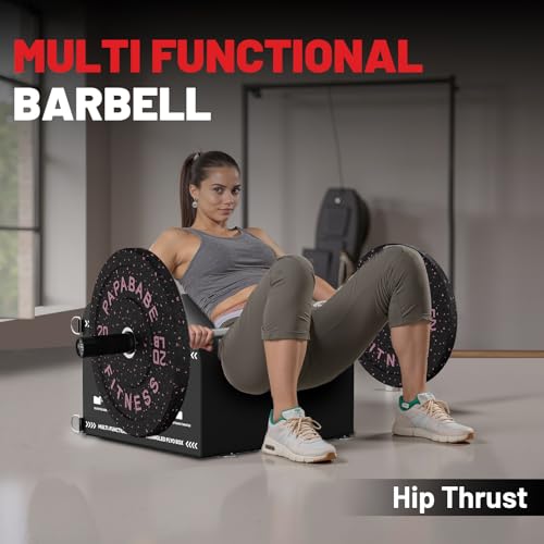 PAPABABE Olympic Barbell, 4ft/5ft/6ft/6.5ft Straight Barbell Womens Olympic Barbell for Strength Training and Technique Adjusting, 2 inch Olympic Bar with Moderate Knurling For Bench Press, Squats Curls Deadlifts Weightlifting - color: 4ft Straight Bar Si