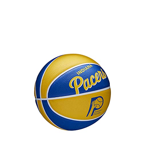 WILSON NBA Team Retro Mini Basketballs - Mini Size - 3" - color: Indiana Pacers, size: Mini