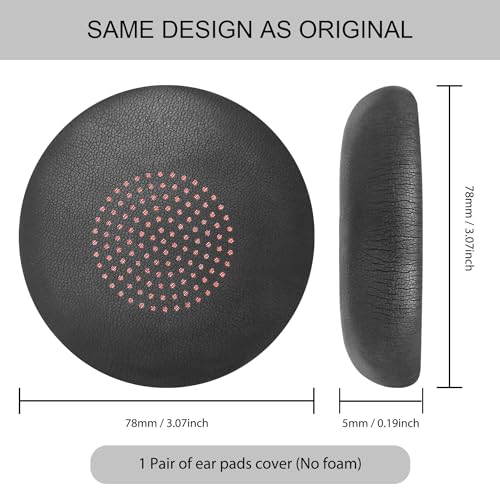 Plantronics Ear Pads Cover - Replacement Cushion Compatible with Poly Voyager Focus UC, Voyager 4210/4220, Focus B825, BlackWire 5200/5210/5220/7225