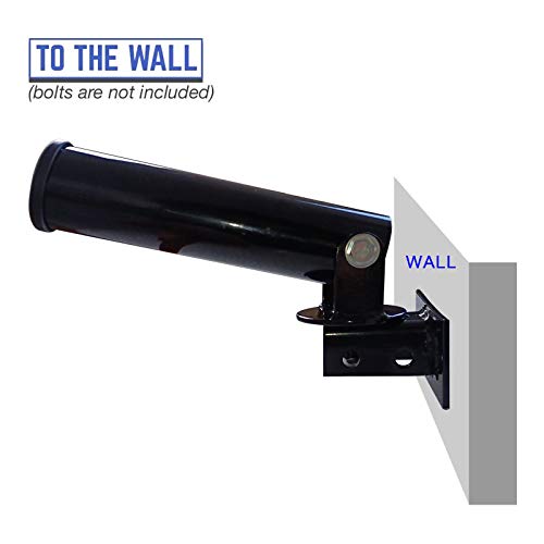 MARSAFIT Wall Mount Post Landmine Attachment for Barbell Bar with 360 Degree Rotation, T-bar Row Attachment Landmine Base, Fitness Exercise Equipment Fits 2 Inch Olympic Bars