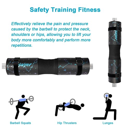 Squat Pad Barbell Pad for Workout, Neck & Shoulder Protective Foam - color: Zodiac