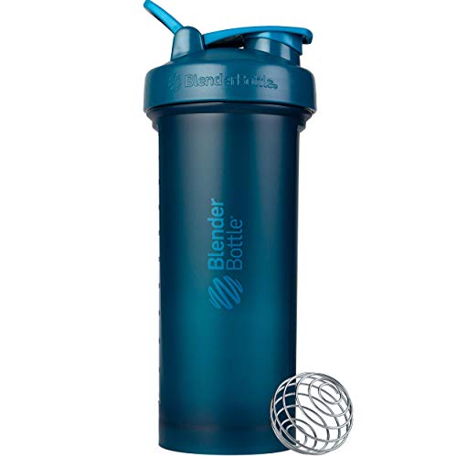 BlenderBottle Classic V2 Shaker Bottle Perfect for Protein Shakes and Pre Workout, 45-Ounce, Ocean Blue - color: Ocean Blue, size: 45 Ounces