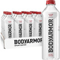 BODYARMOR SportWater Alkaline Water, High Alkaline Bottled Water, pH 9+, 1 Liter (12 Pack), Refreshing Electrolyte Water Pack, Wide Mouth Bottle - size: 33.8 Fl Oz (Pack of 12)