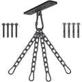 Dolibest Heavy Bag Hangers Brackets, Punching Bag Hangers, Heavy Bag Ceiling Mount for Body Weight Strength Training Systems, Aerial Yoga Swing & Hammock, Resistance Band - color: 600lb Heavy Bag Hanger With Chain